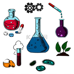 云设备图片_科学实验设计包括蒸汽云、锥形瓶