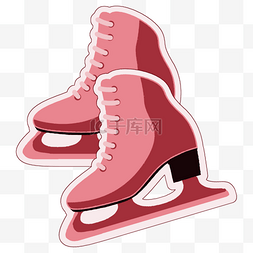 溜冰鞋png图片_滑冰剪贴画女士