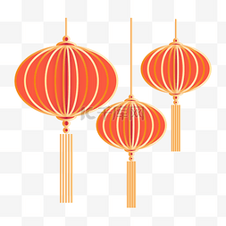 新中式双人沙发图片_烫金立体红灯笼装饰春节新年装饰
