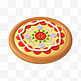 3DC4D立体美食火腿披萨