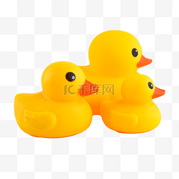 橡胶鸭可爱洗澡夏季