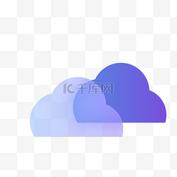 logo透明图片_半透明毛玻璃云朵图标