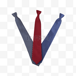 商务风西服领带