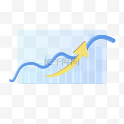 上升曲线图片_上升箭头金融商务商业趋势