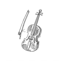 交响乐团背景图片_大提琴孤立的小提琴小提琴与弓素
