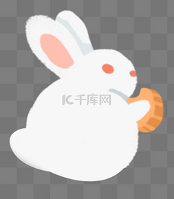 兔子图片_中秋节玉兔月饼