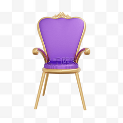 3DC4D立体欧式家具餐椅