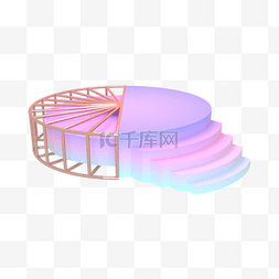 不规则展示台图片_3DC4D立体电商不规则展台