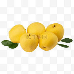水果黄苹果图片_新鲜水果黄苹果