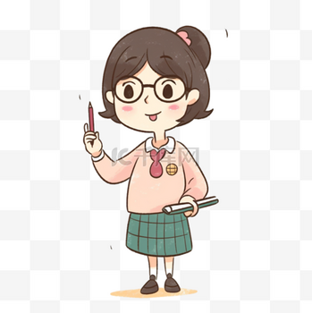 小学老师卡通图片_小学老师卡通素材-小学老师卡通图片大全-千库网