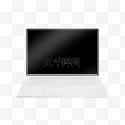 笔记本电脑白色图片_白色苹果电脑