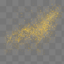 大气追梦图片_大气金色发光粒子颗粒光效