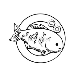 菜单设计烧烤图片_香辣可口的烤海鱼与新鲜胡萝卜片