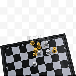 图益智游戏图片_国际象棋棋盘游戏摄影图益智