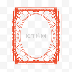 中国传统纹理边框