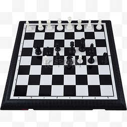 棋盘黑白国际象棋棋子