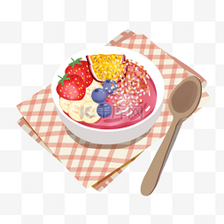 巴西莓果碗传统美食