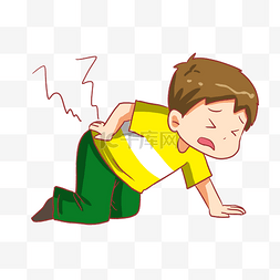 上班族职业病腰痛医疗健康人物腰痛女孩膝关节关节疼痛现代人亚健康