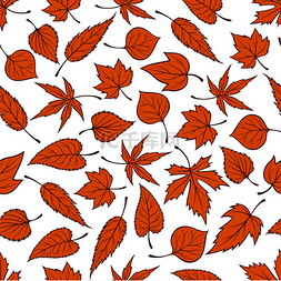 秋天的树叶背景是秋天树木和植物