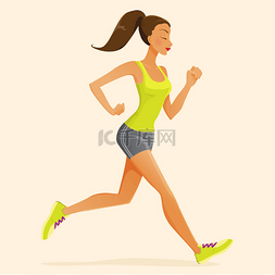 Running girl