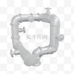 管业公司logo图片_3DC4D立体输水管道管子
