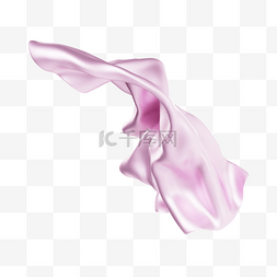 粉色丝滑丝滑图片_3DC4D立体粉色飘逸丝绸
