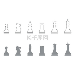 国际象棋图标图片_棋子图标