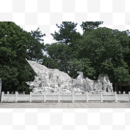江西龙虎山图片_江西瑞金红军抗战雕像红色旅游革