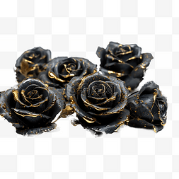 商务高清摄影图图片_高清免扣花卉摄影黑玫瑰设计素材