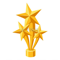 授权仪式图片_带星星的金奖图标。