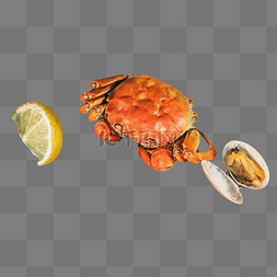 螃蟹海鲜柠檬