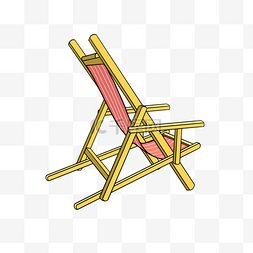 沙滩椅图片_户外折叠沙滩椅剪贴画