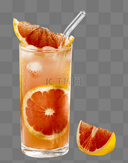 西柚汁PNG图片_西柚汁果汁饮品