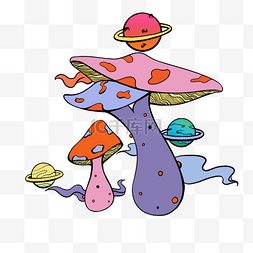 蘑菇星际复古风格