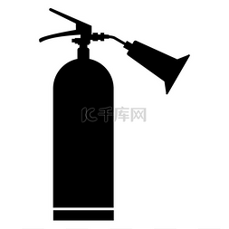 火安全标志图片_灭火器图标。