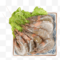 新鲜海鲜大虾