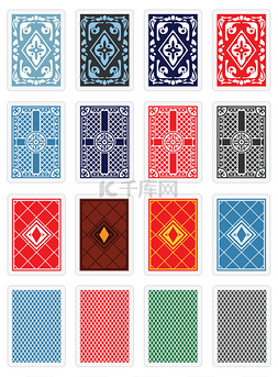 扑克牌盒子图片_扑克牌-背部设计方案集