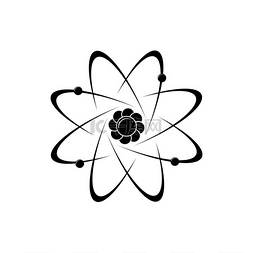 清汤混沌图片_分子和原子符号孤立的混沌运动。