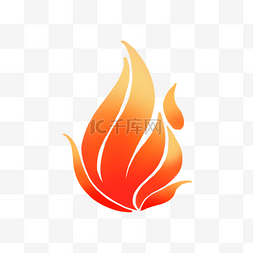 燃烧的火焰图标