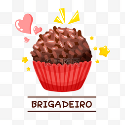 巴西甜品brigadeiro圆形软糖