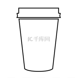 纸质咖啡杯图标