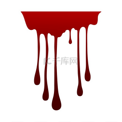 染色纹理图片_液态红色滴落的油漆血溅万圣节装
