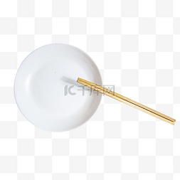盘子筷子图片_白色盘子筷子