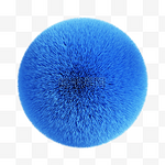 3DC4D立体蓝色几何体