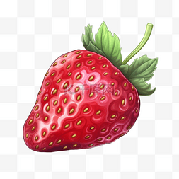 插画手绘免抠元素草莓