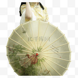 旗袍美女油纸伞