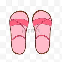 粉色凉鞋图片_粉色凉鞋剪贴画