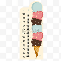 冰淇淋质感尺子