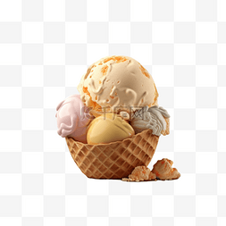 冰激凌低材素材图片_实拍冰激凌甜品甜点摄影图