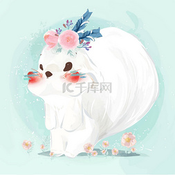 baby哭图片_Cute baby Chipmunk hand drawn in sweet waterc